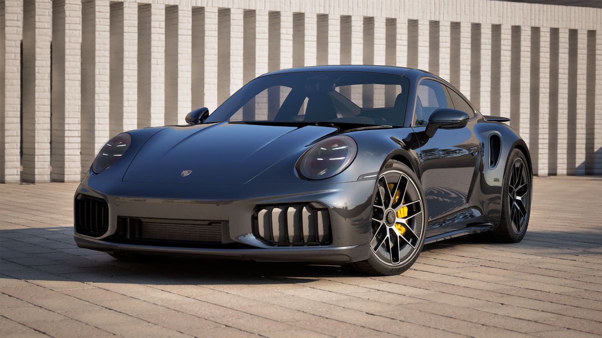 Porsche 911 Turbo S Black