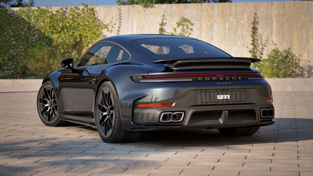 Porsche 911 Turbo S Black – Foto 3