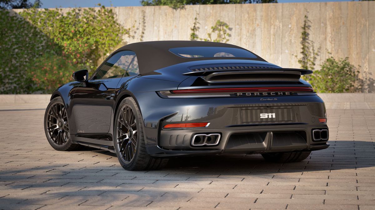 Porsche 911 Turbo S Cabriolet Black – Foto 3