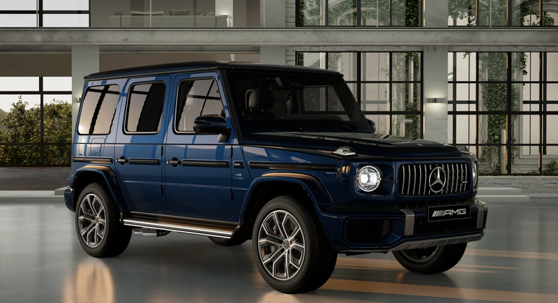 G63 Y25 AMG Blu in Bruxelles - 1