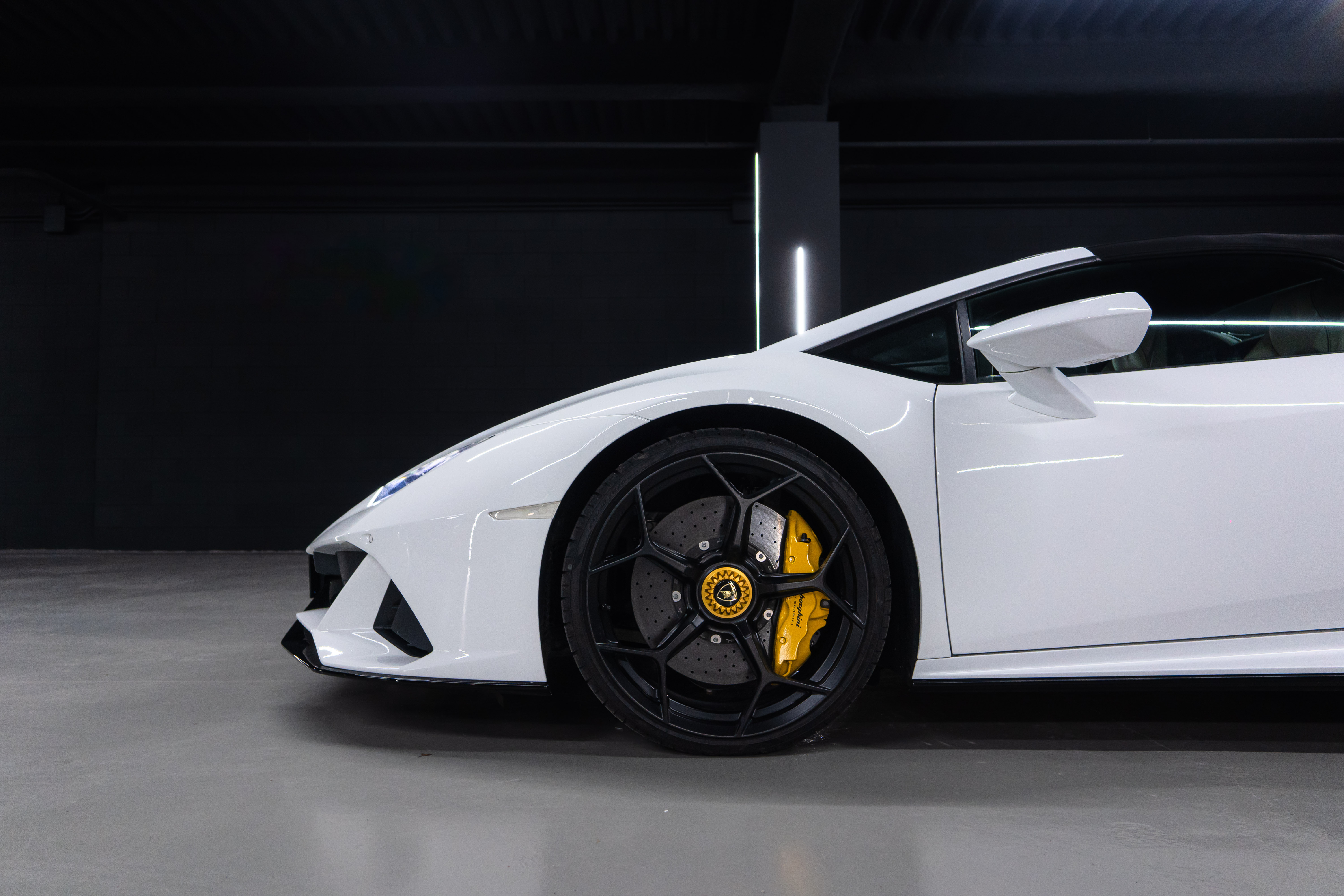 Luxury car rental in Europe - Lamborghini Huracan Evo Spyder - next