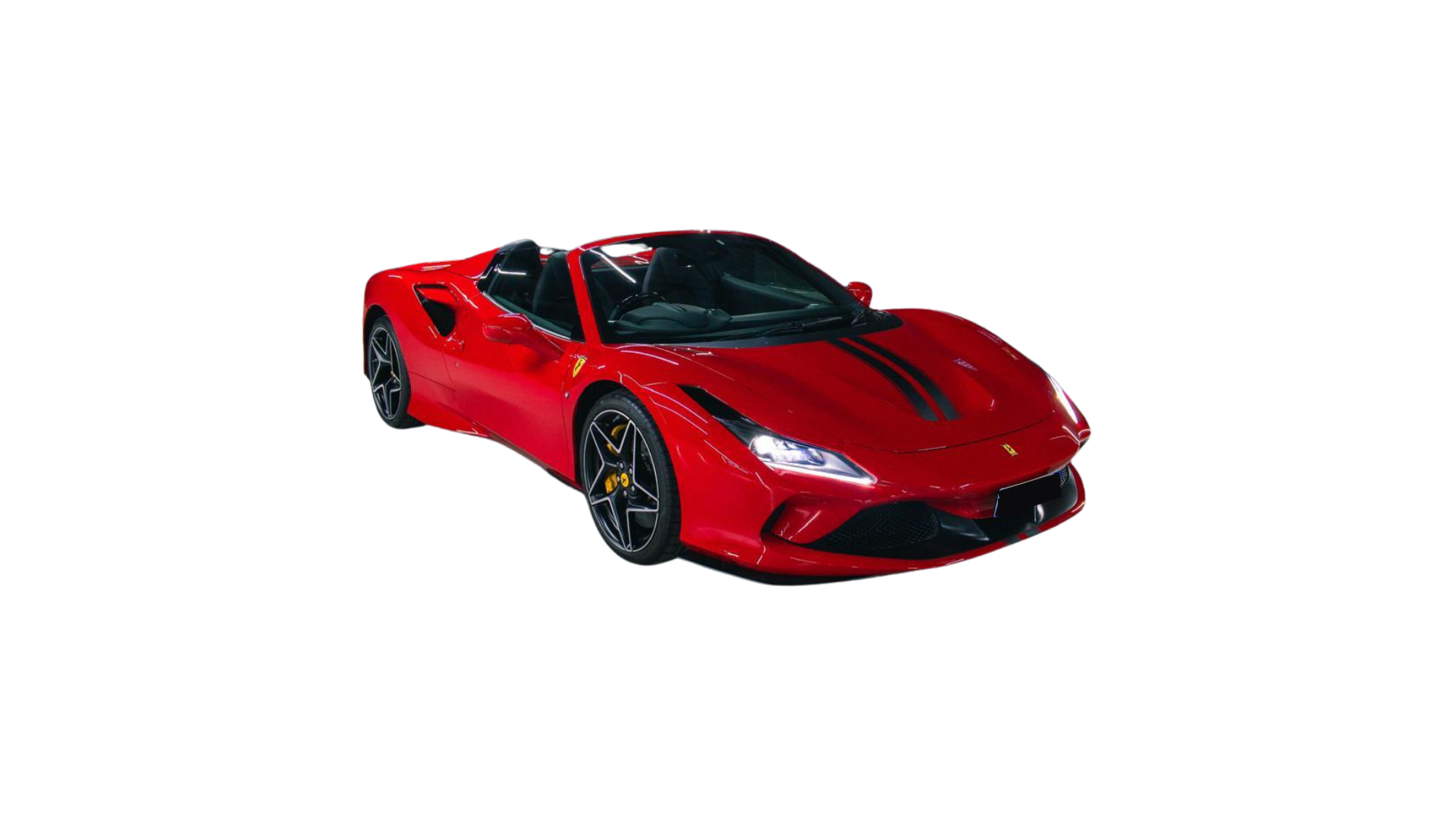 Ferrari  F8 Spider Red Black Strips